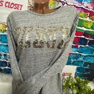 PINK VS LARGE BLING STRAPPED BACK